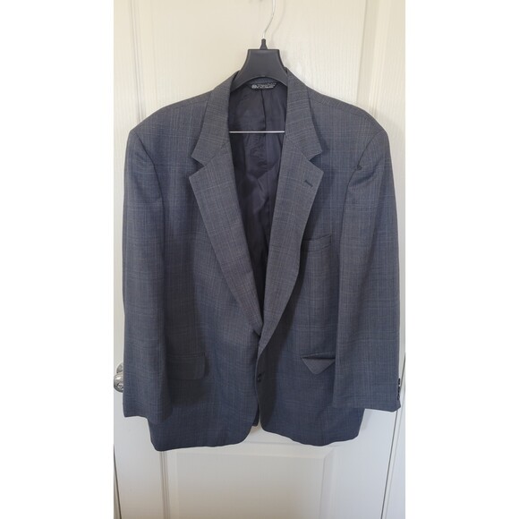 Men's Kingsridge Chuck Hines Custom Fabric Gray Sports Coat Blazer - Picture 1 of 4